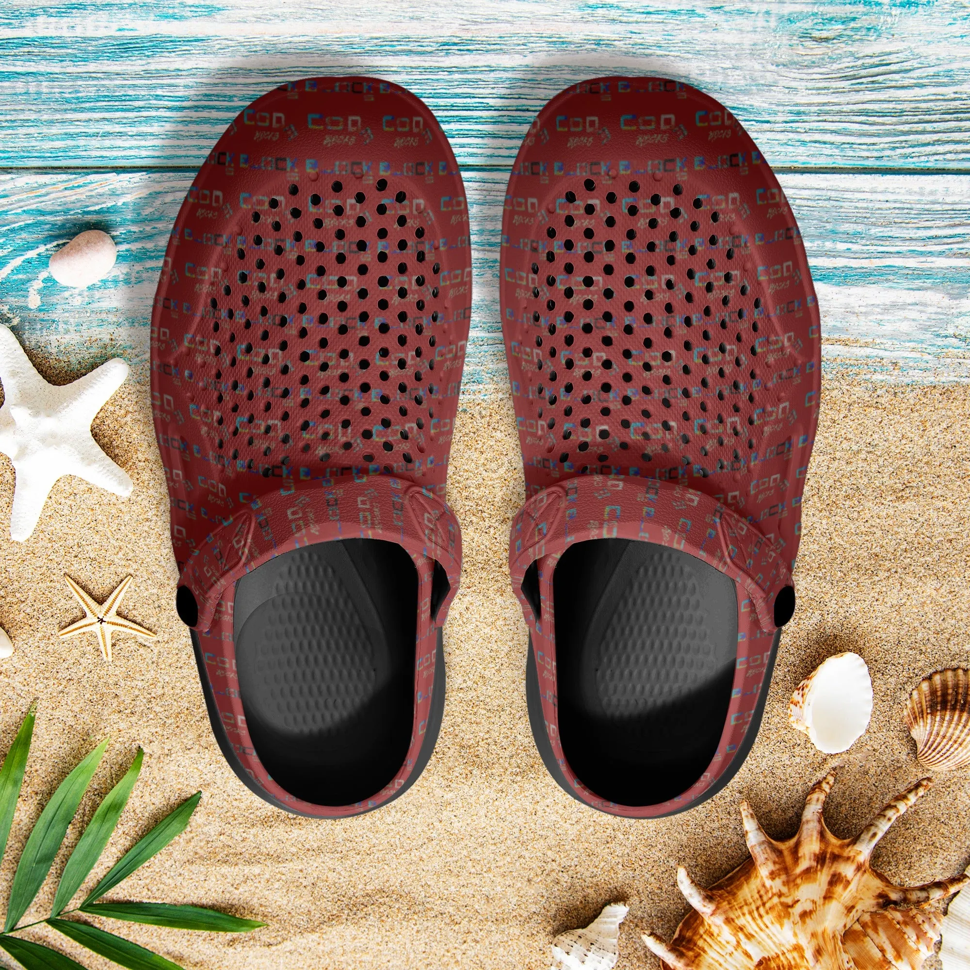 Mens Summer Hollow Out Clogs