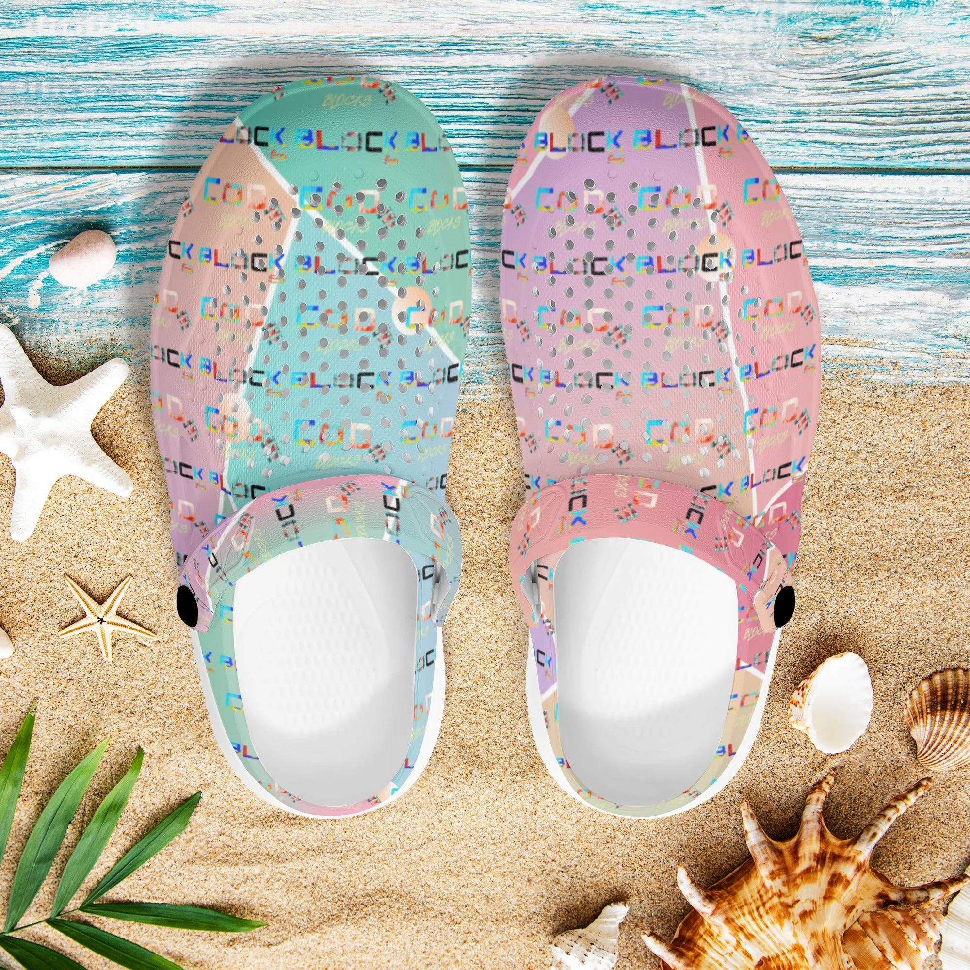 Mens Summer Hollow Out Clogs