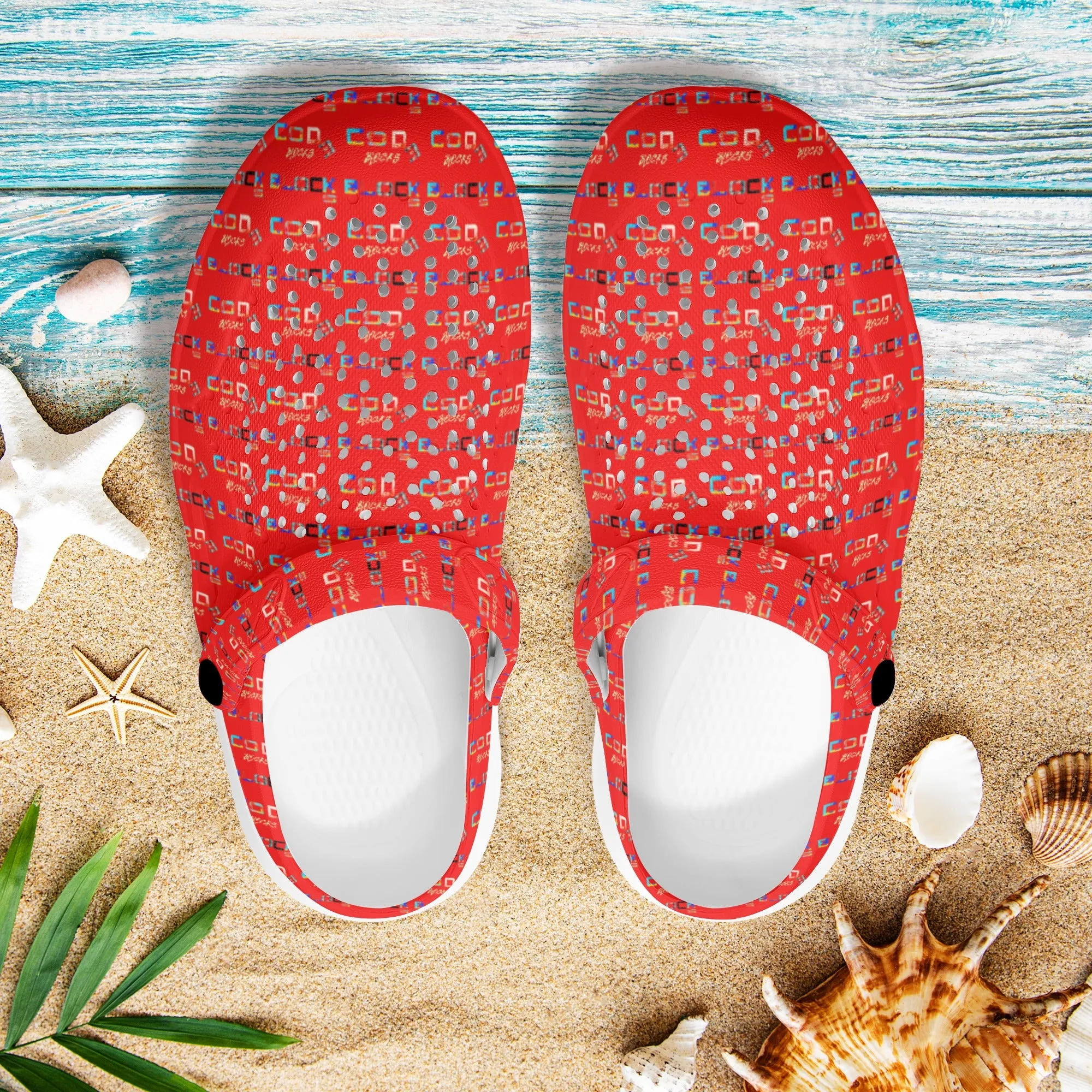 Mens Summer Hollow Out Clogs