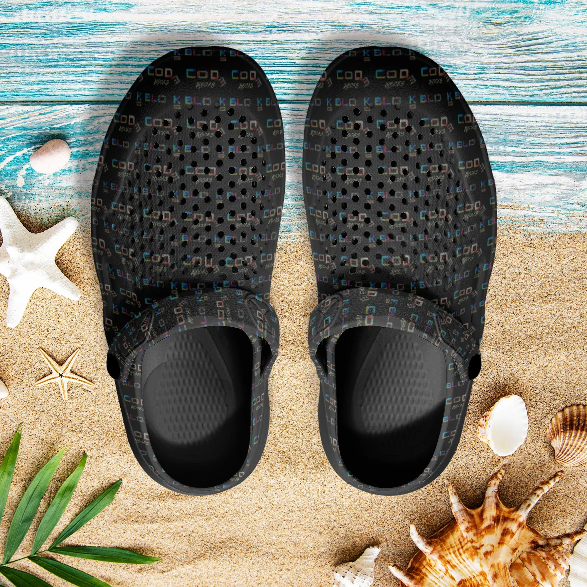 Mens Summer Hollow Out Clogs