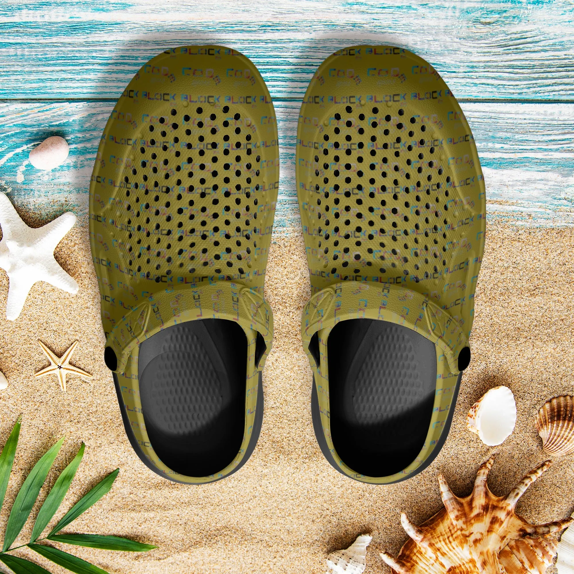 Mens Summer Hollow Out Clogs