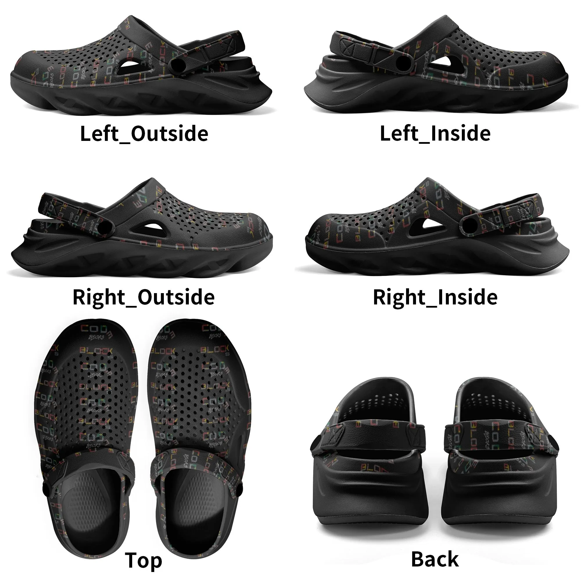 Mens Summer Hollow Out Clogs