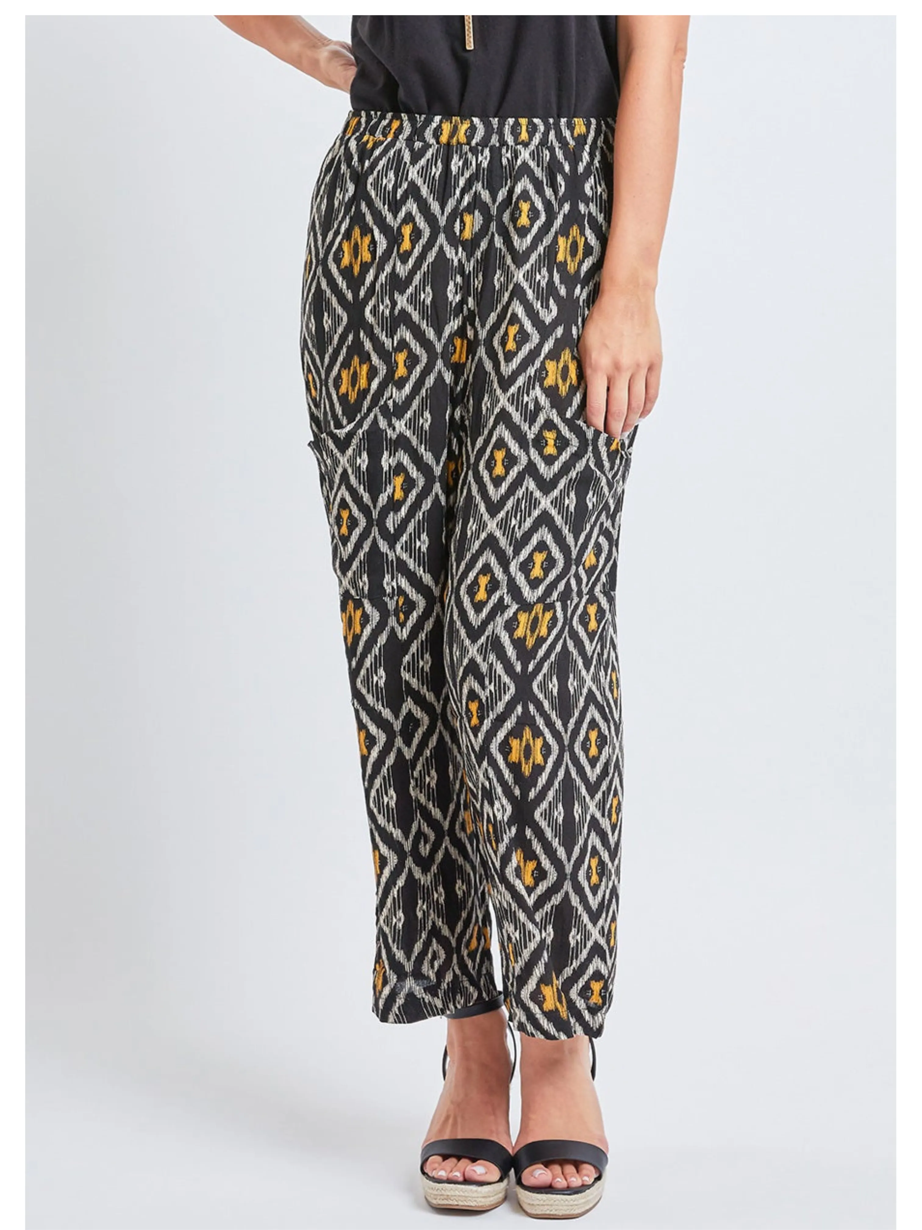 Missy Pull-On Relaxed Rise Pant Drapey Pocket Leg 6 Pack