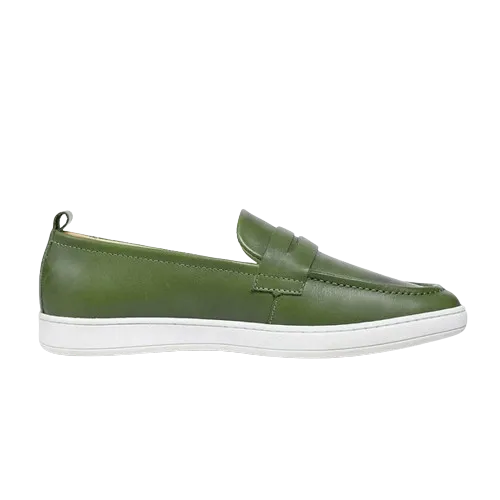 MMS Leather Italian Classic Green Moccasin