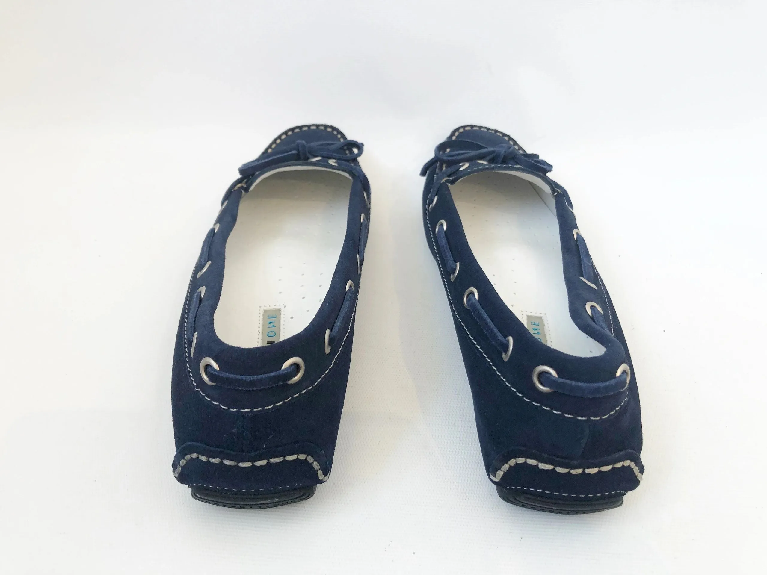 NEW Fratelli Rossetti One Blue Suede Driving Moccasin Size 39.5 It (9.5 Us)
