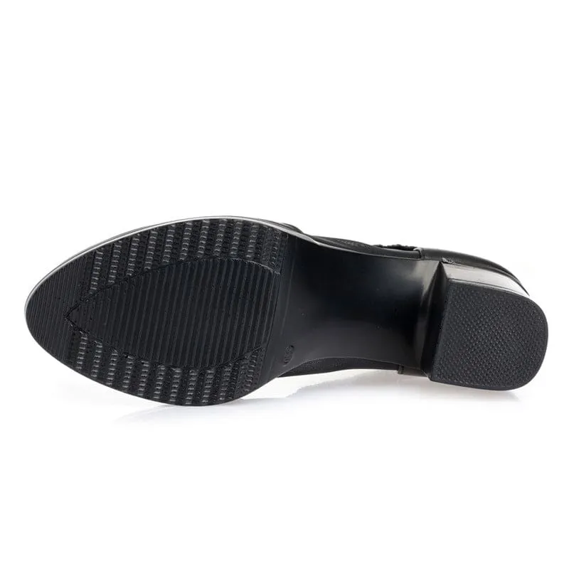 New Genuine Leather Breathable Cool Summer Boots For Women