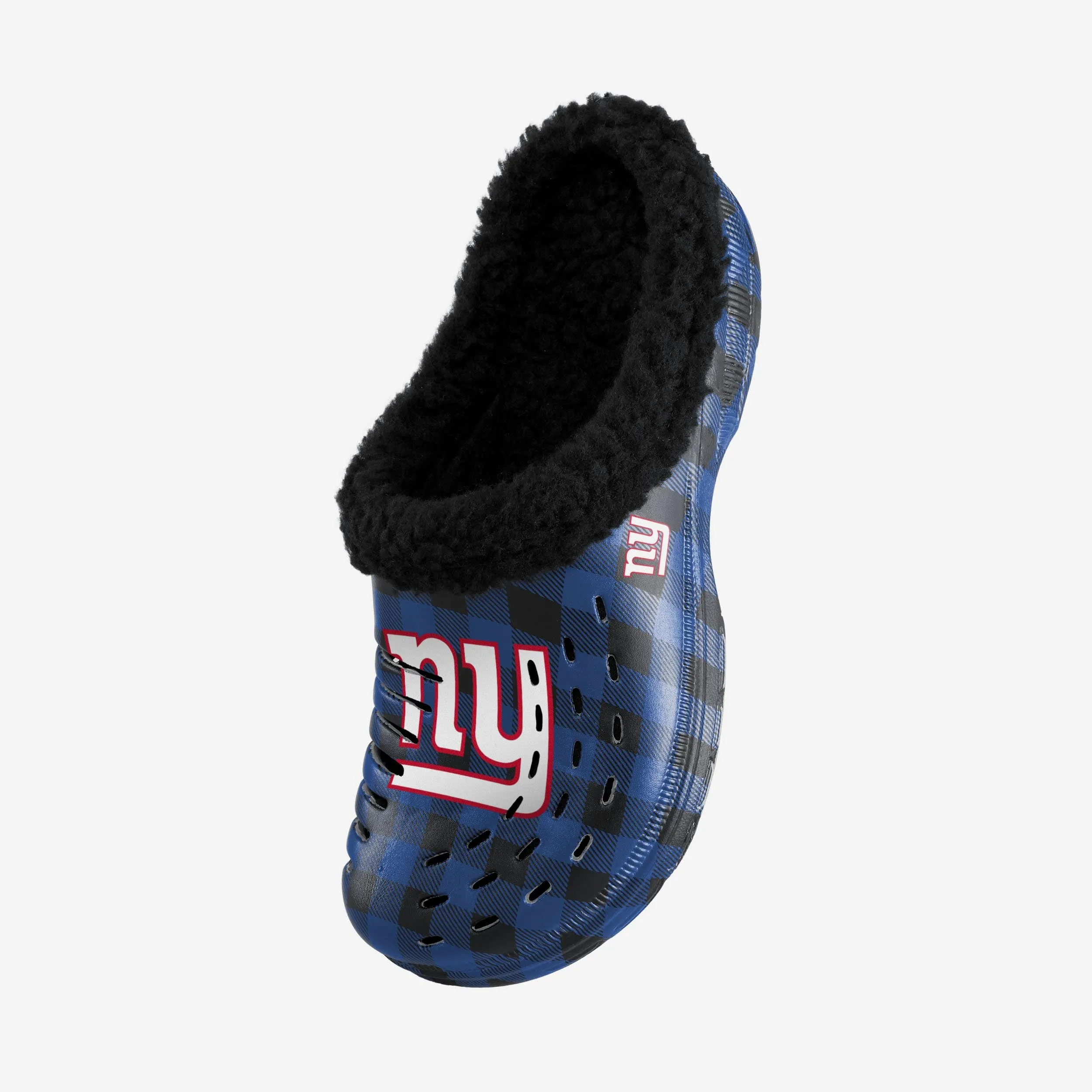 New York Giants Sherpa Lined Buffalo Check Clog