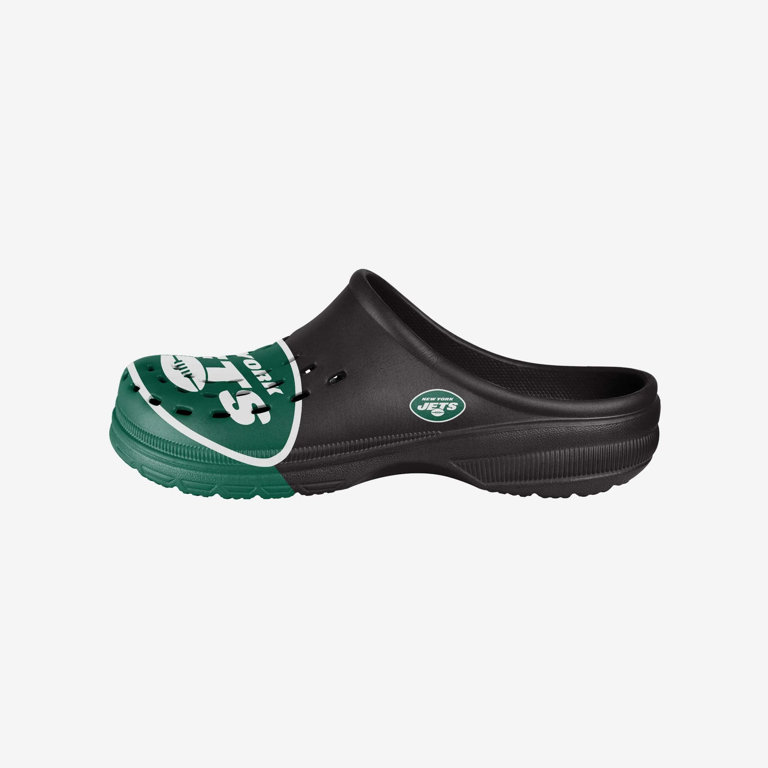 New York Jets Colorblock Big Logo Clog