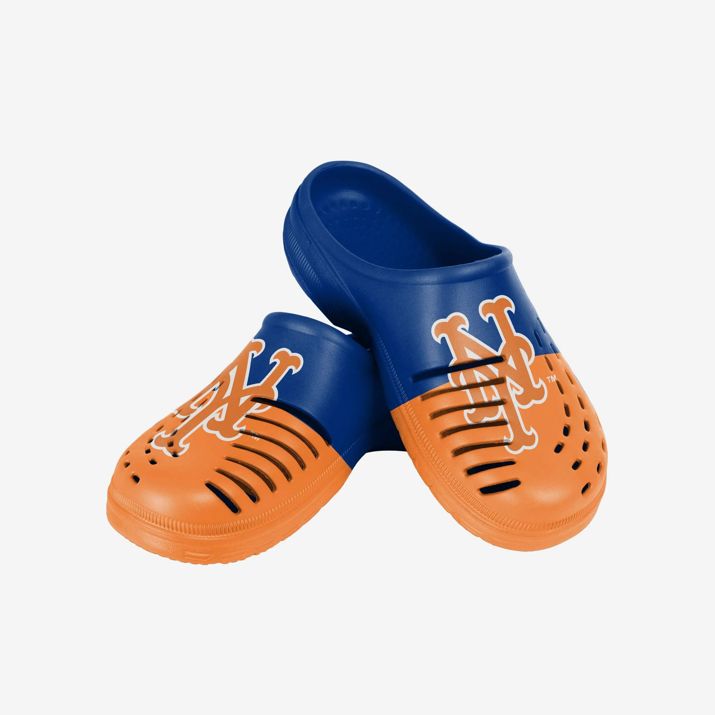New York Mets Mens Colorblock Big Logo Clog