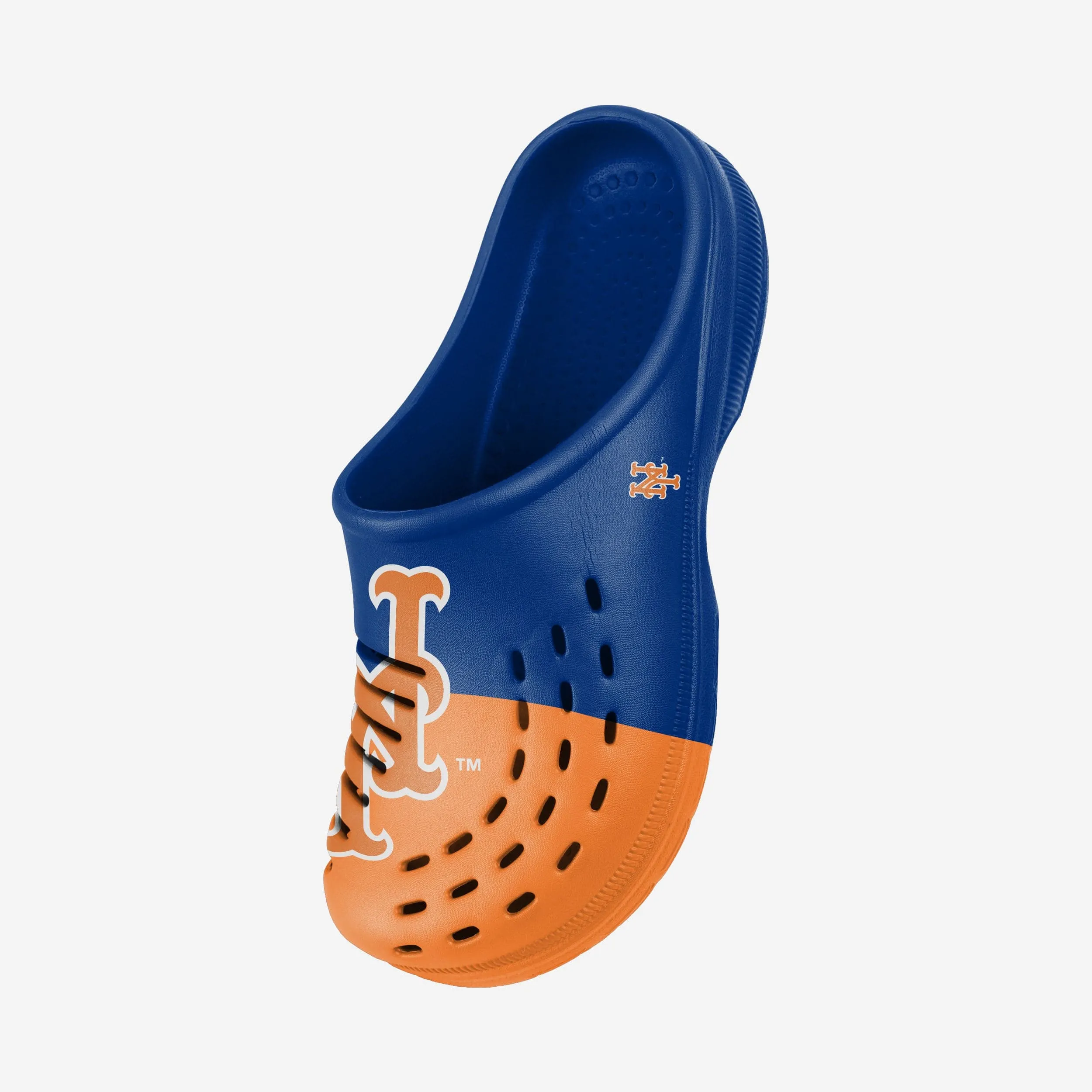 New York Mets Mens Colorblock Big Logo Clog