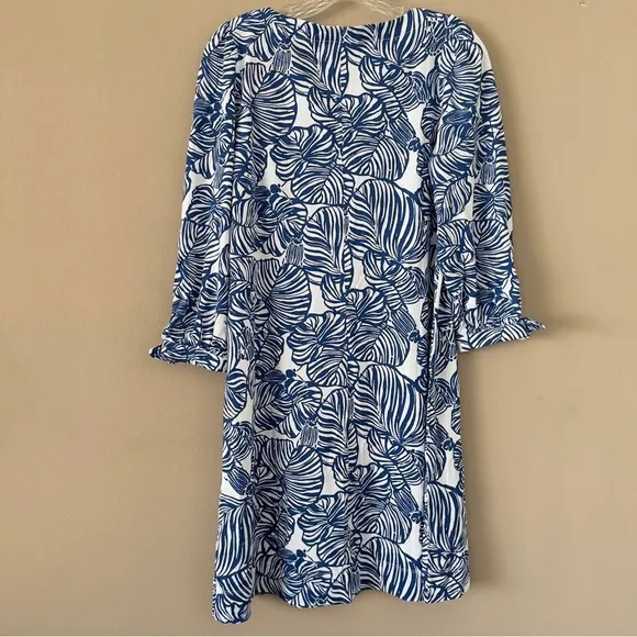 NWT Lilly Pulitzer Blue Tropical Printed Cath Mini Dress S