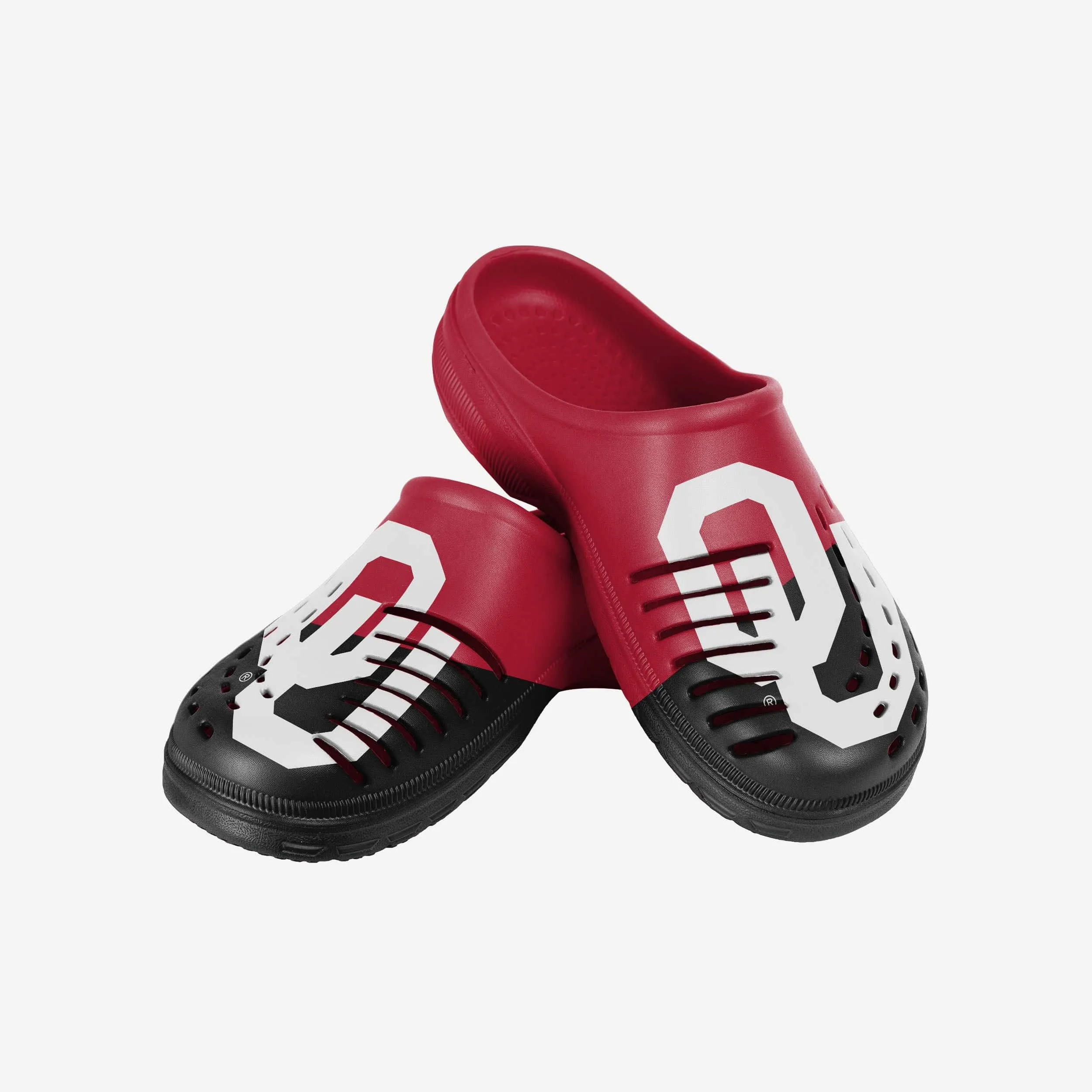 Oklahoma Sooners Colorblock Big Logo Clog