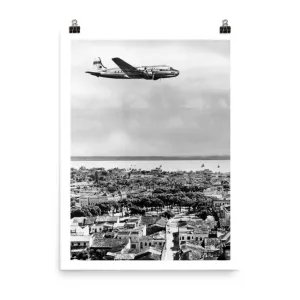 Pan Am DC-4 Clipper Over Brazil
