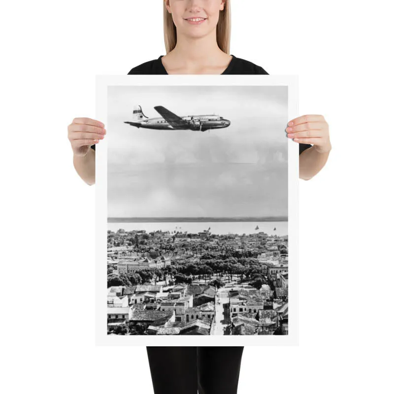 Pan Am DC-4 Clipper Over Brazil