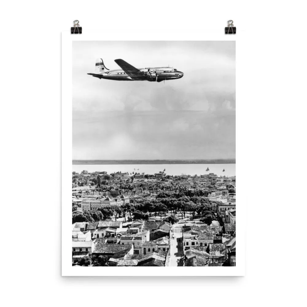 Pan Am DC-4 Clipper Over Brazil