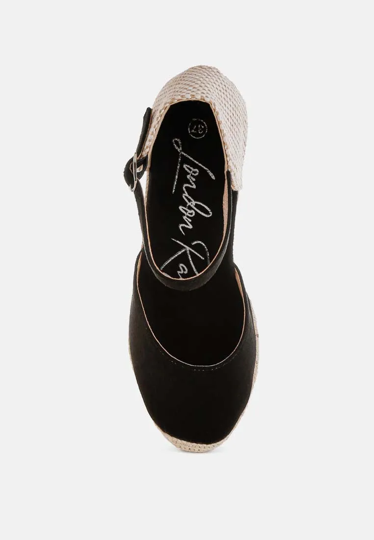 Paryor Microfiber Espadrilles Sandals