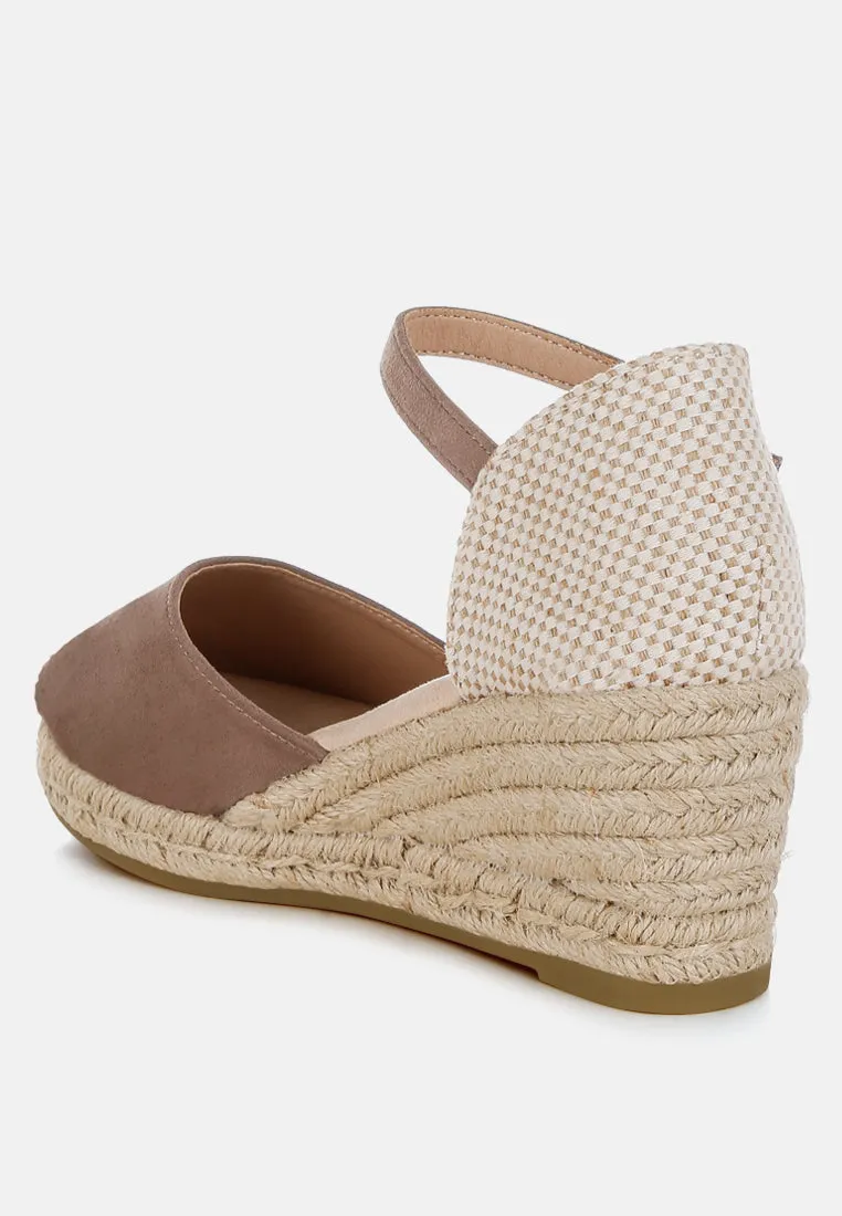 Paryor Microfiber Espadrilles Sandals