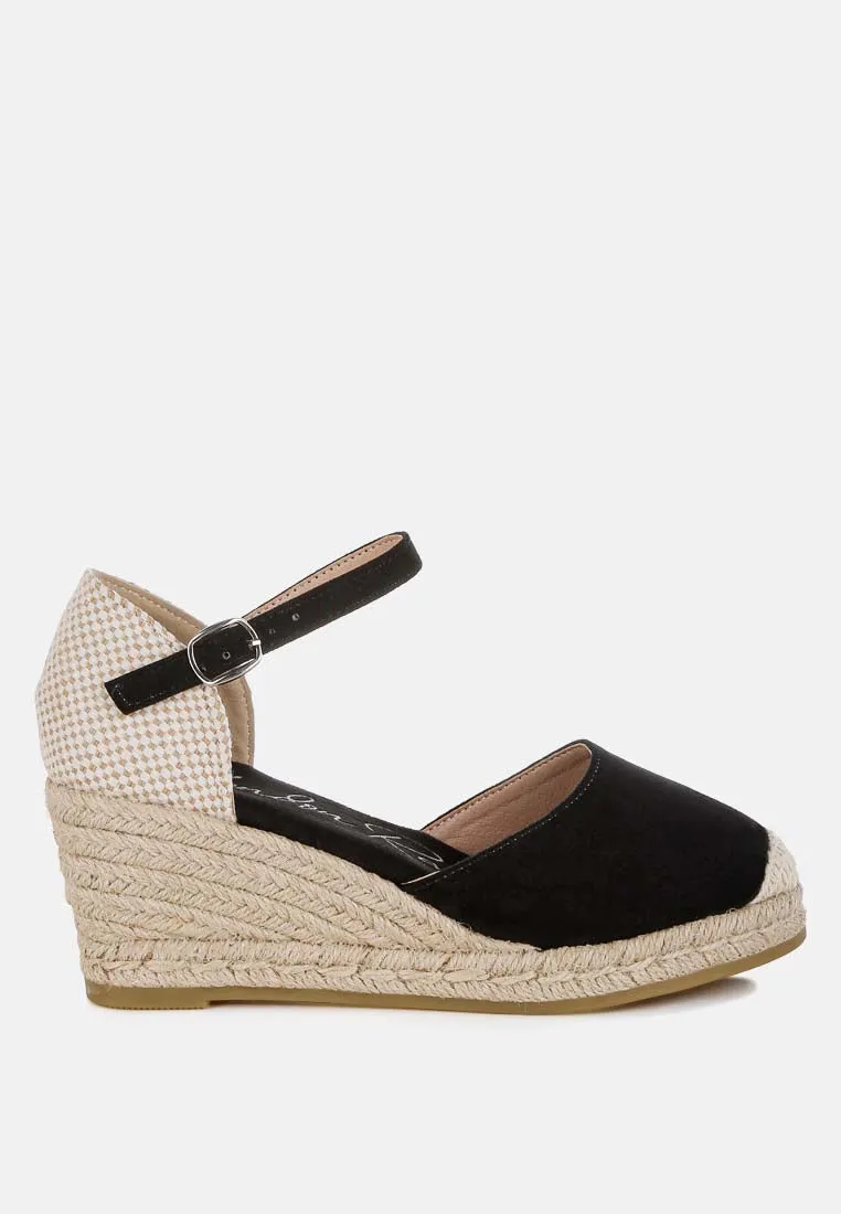 Paryor Microfiber Espadrilles Sandals