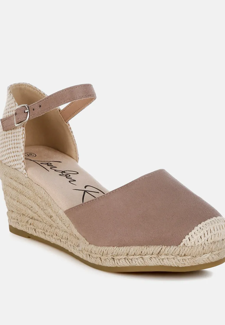 Paryor Microfiber Espadrilles Sandals