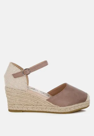 Paryor Microfiber Espadrilles Sandals