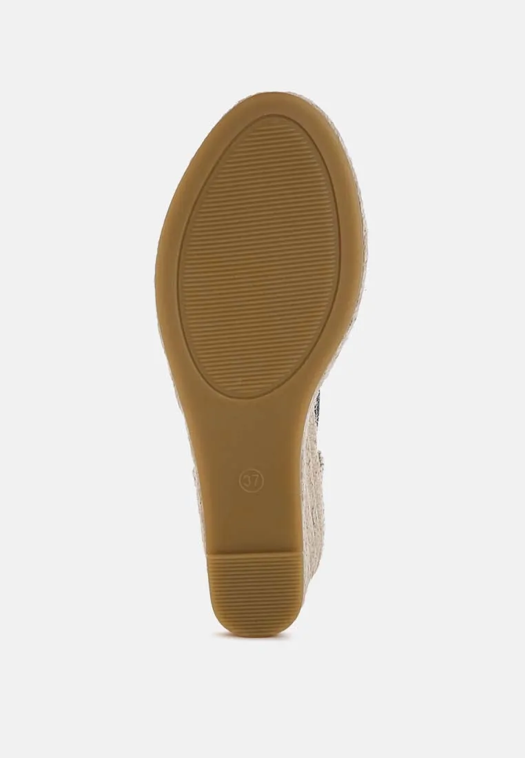 Paryor Microfiber Espadrilles Sandals