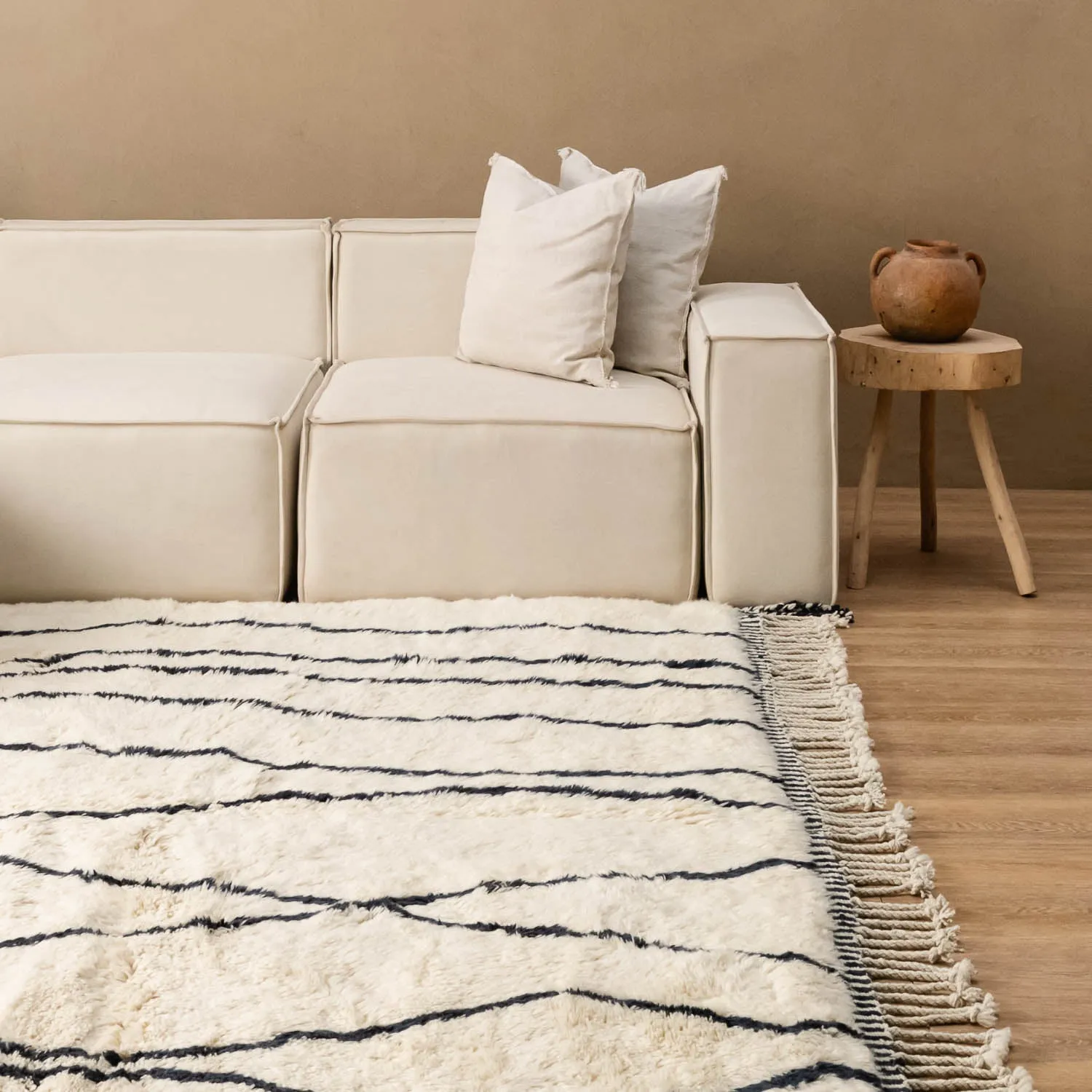 Paths - Luxury Shag Moroccan Rug