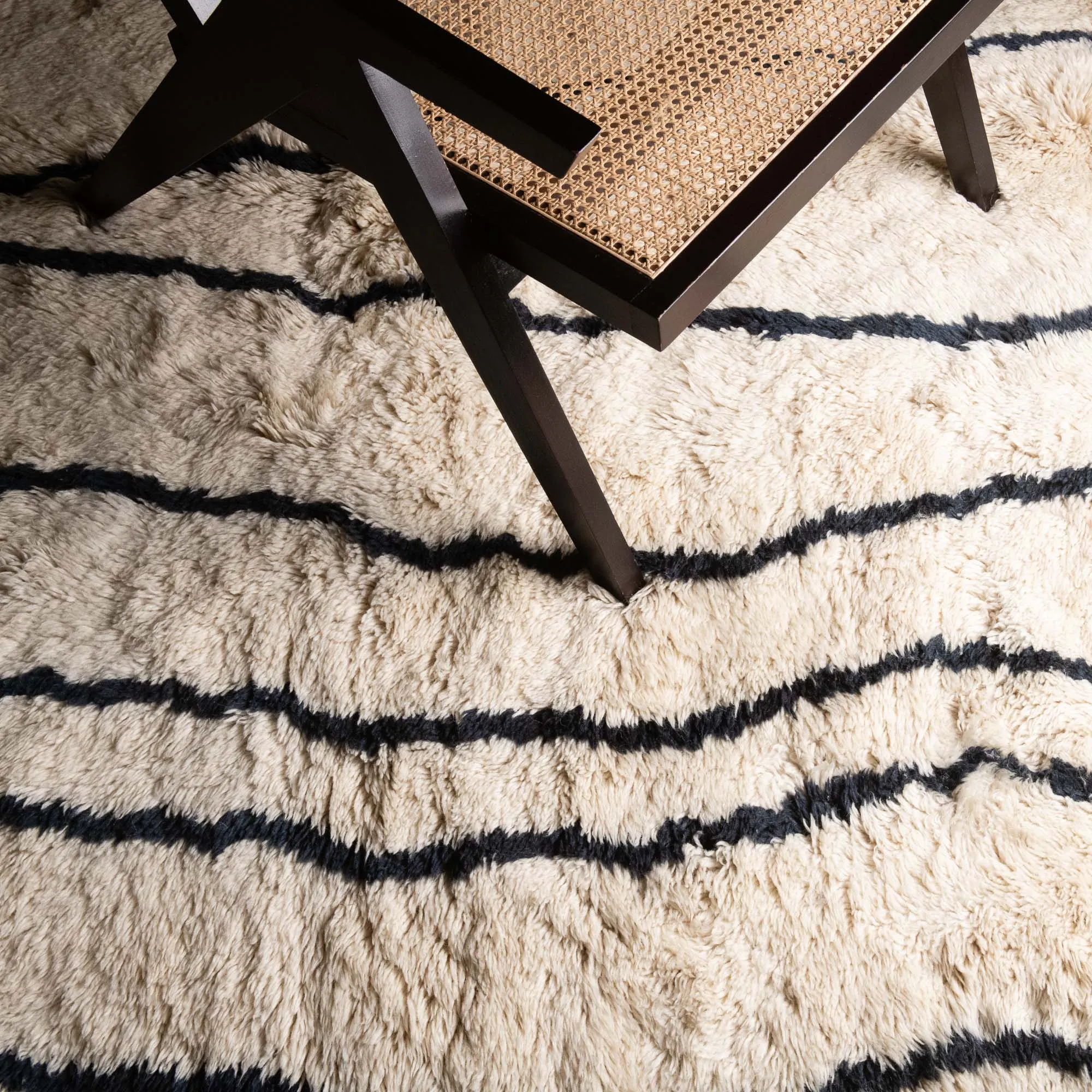 Paths - Luxury Shag Moroccan Rug