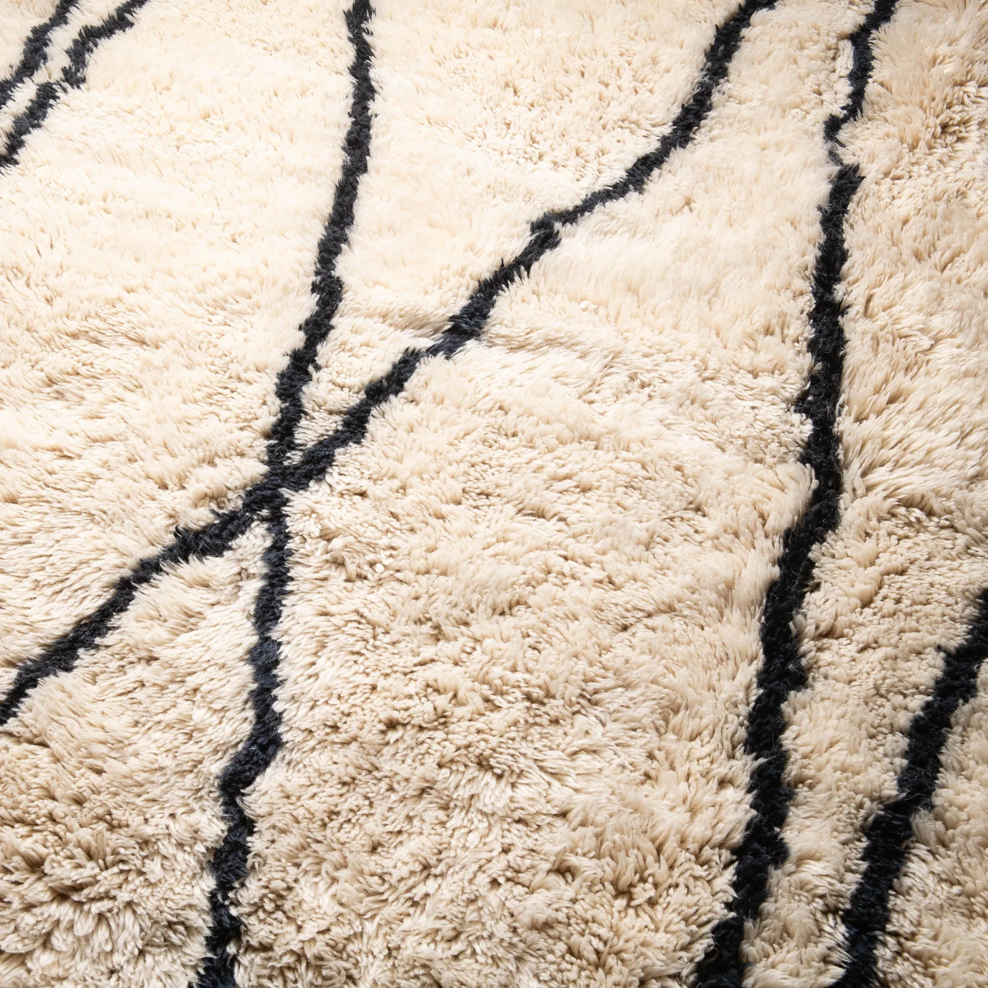 Paths - Luxury Shag Moroccan Rug