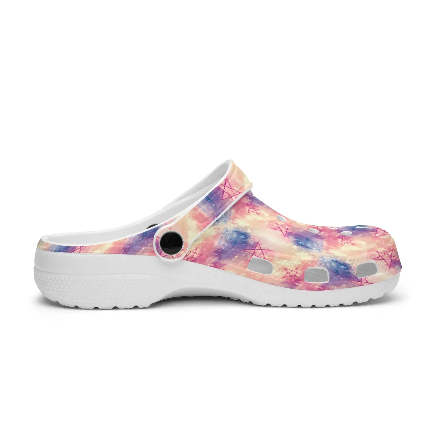 Pentagram Stars Rok-Clogs