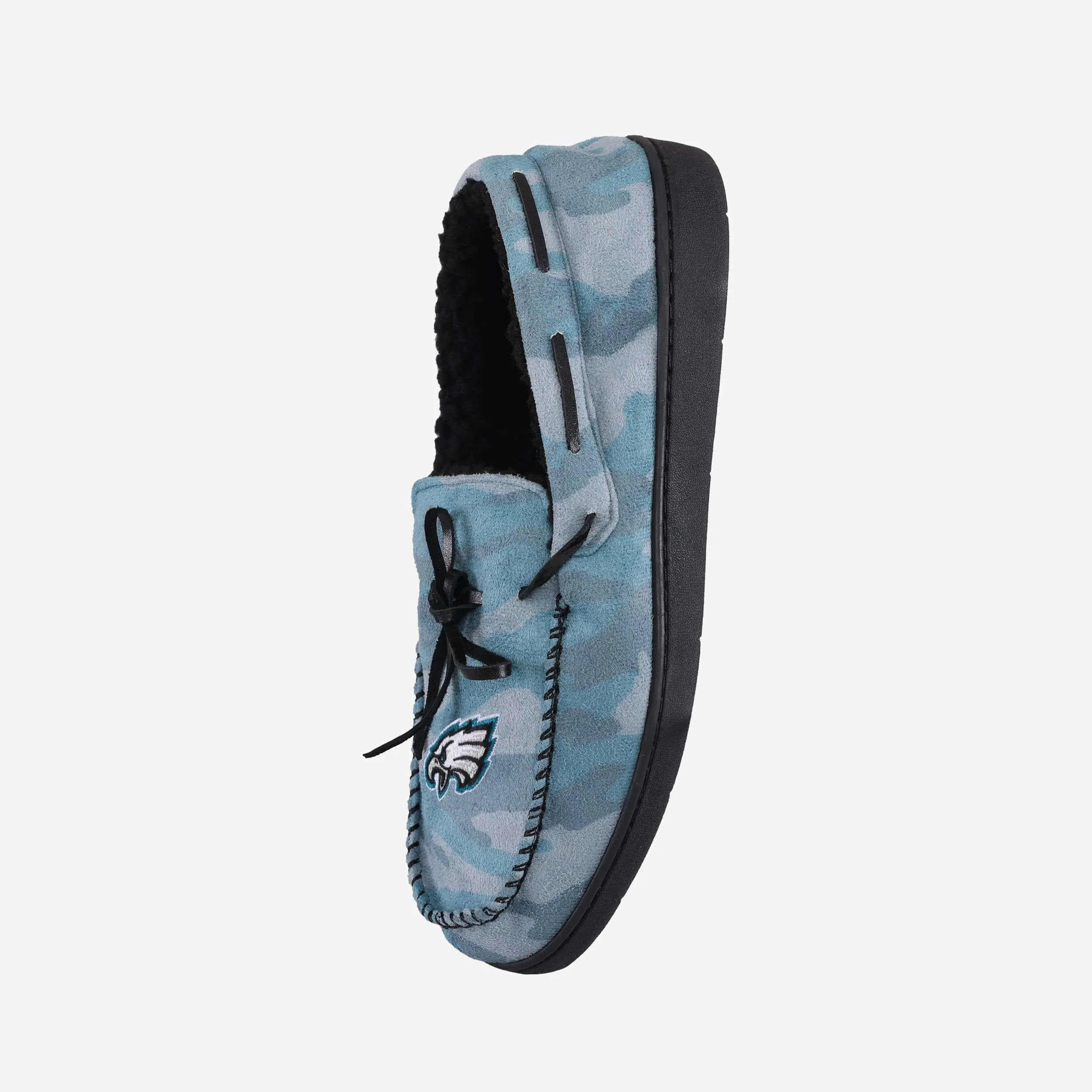 Philadelphia Eagles Printed Camo Moccasin Slipper
