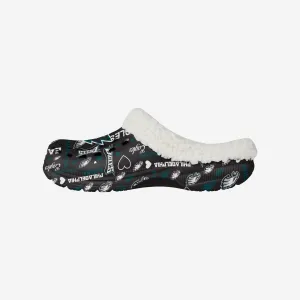 Philadelphia Eagles Womens Sherpa Lined Logo Love Clog