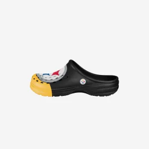 Pittsburgh Steelers Youth Colorblock Big Logo Clog
