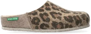 'POLLI' women's home slipper - Brown mix