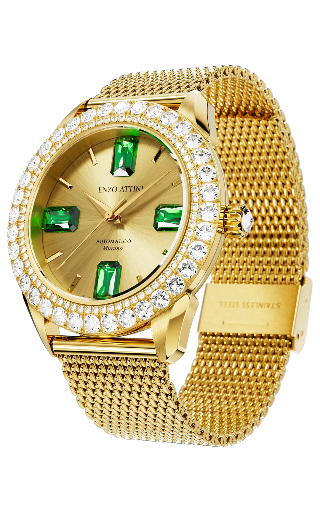 "Murano" Automatic - Mesh Strap / Swiss Movement