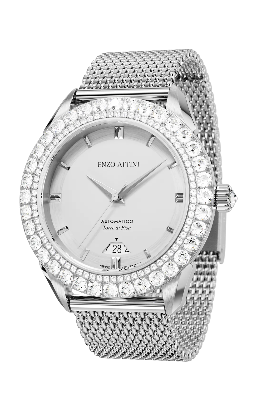"Torre di Pisa" Automatic - Mesh Strap / Swiss Movement.