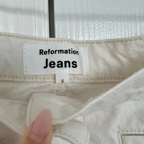 Reformation Kennedy Denim Mini skirt