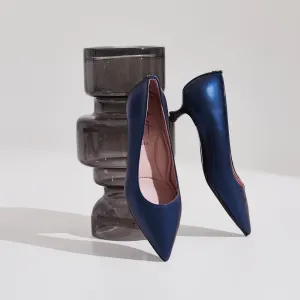 ROMY - NAVY - LEATHER