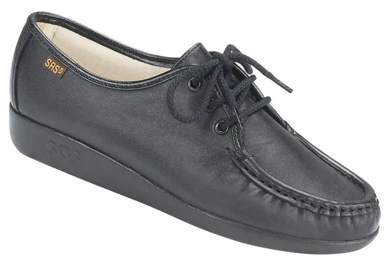 SAS Siesta Lace Up Loafer - Black