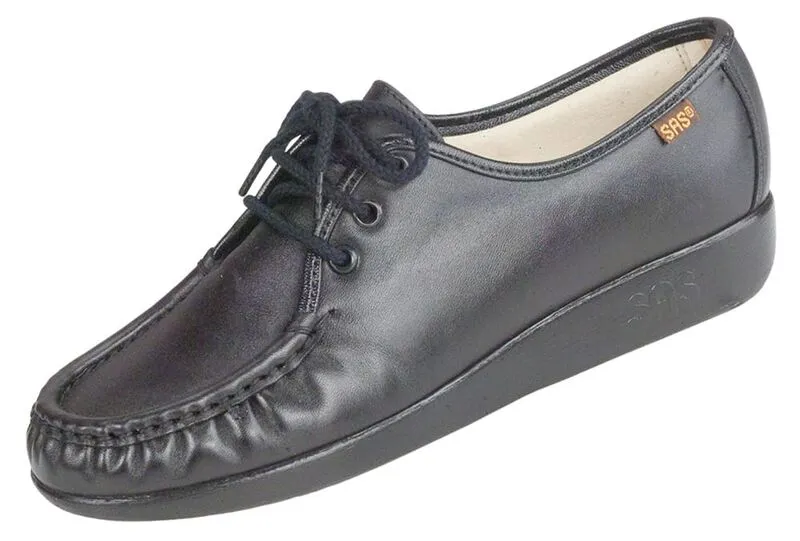 SAS Siesta Lace Up Loafer - Black