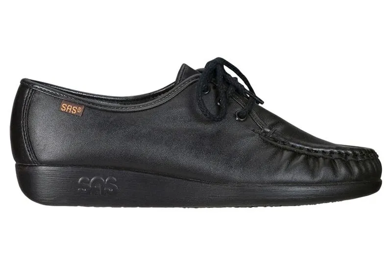 SAS Siesta Lace Up Loafer - Black