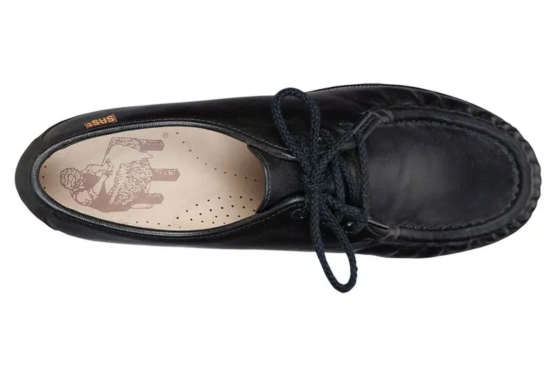 SAS Siesta Lace Up Loafer - Black