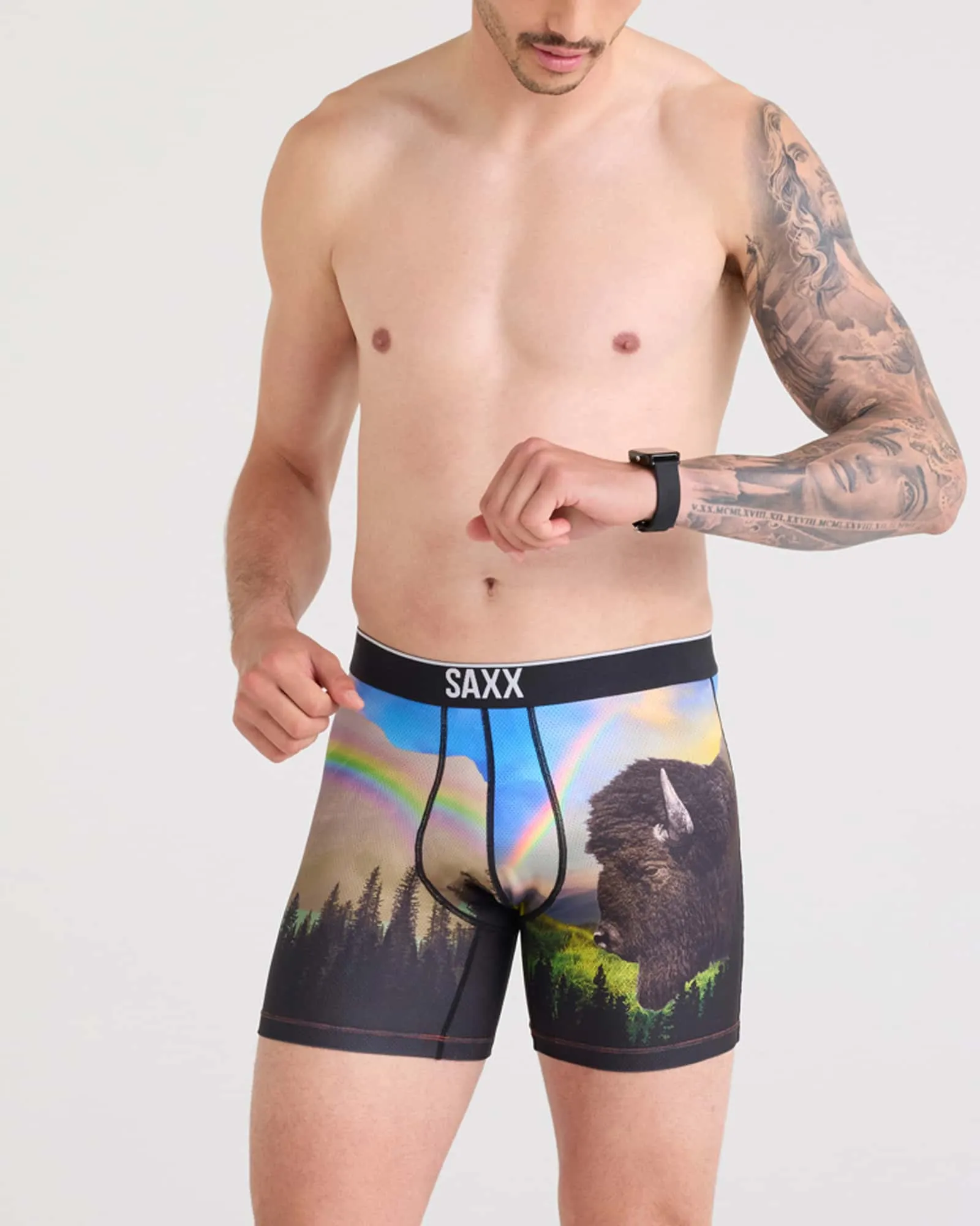 Saxx Volt Breathable Mesh Underwear - Olympic Scale-Multi