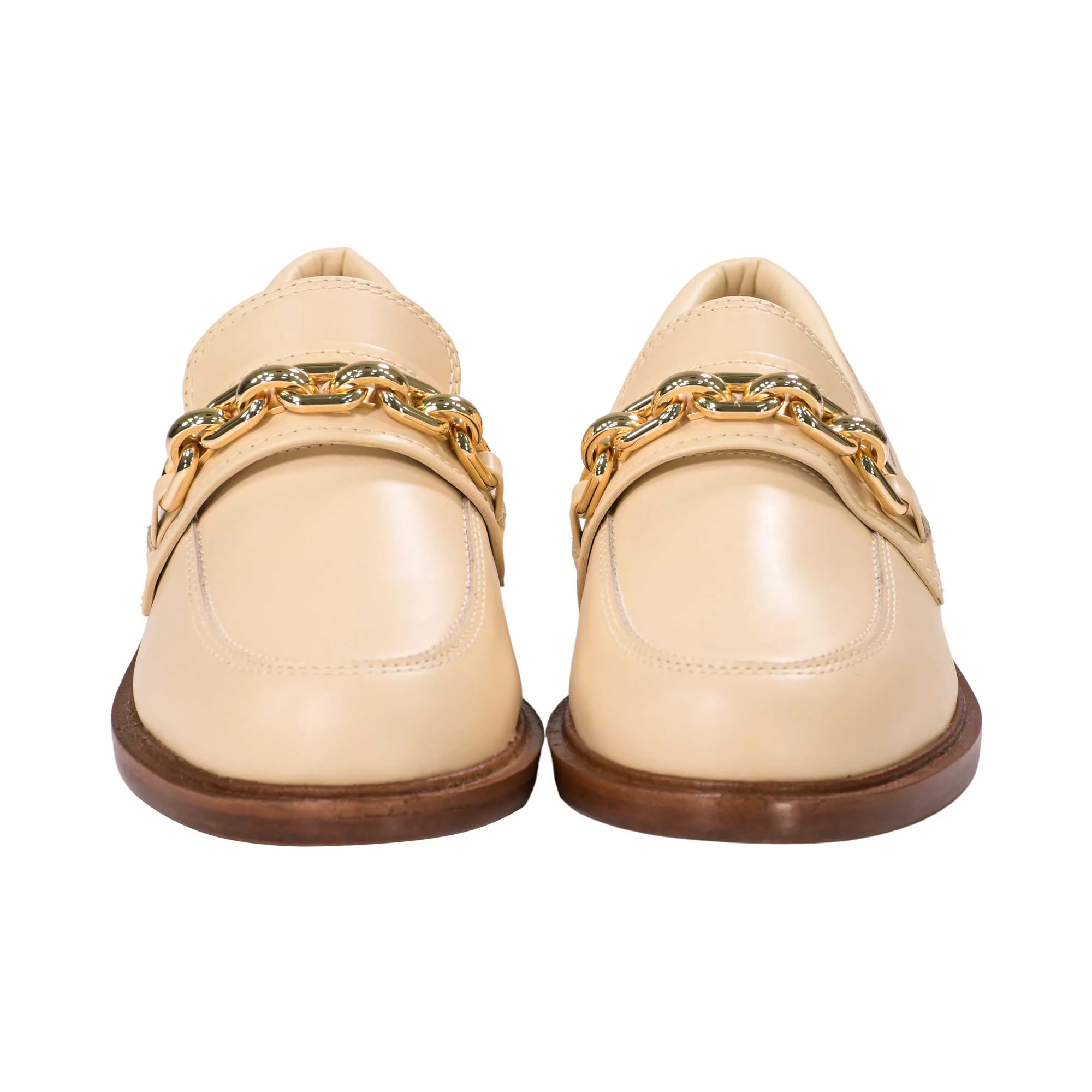 Schutz Women's Egg Shell Moccasin