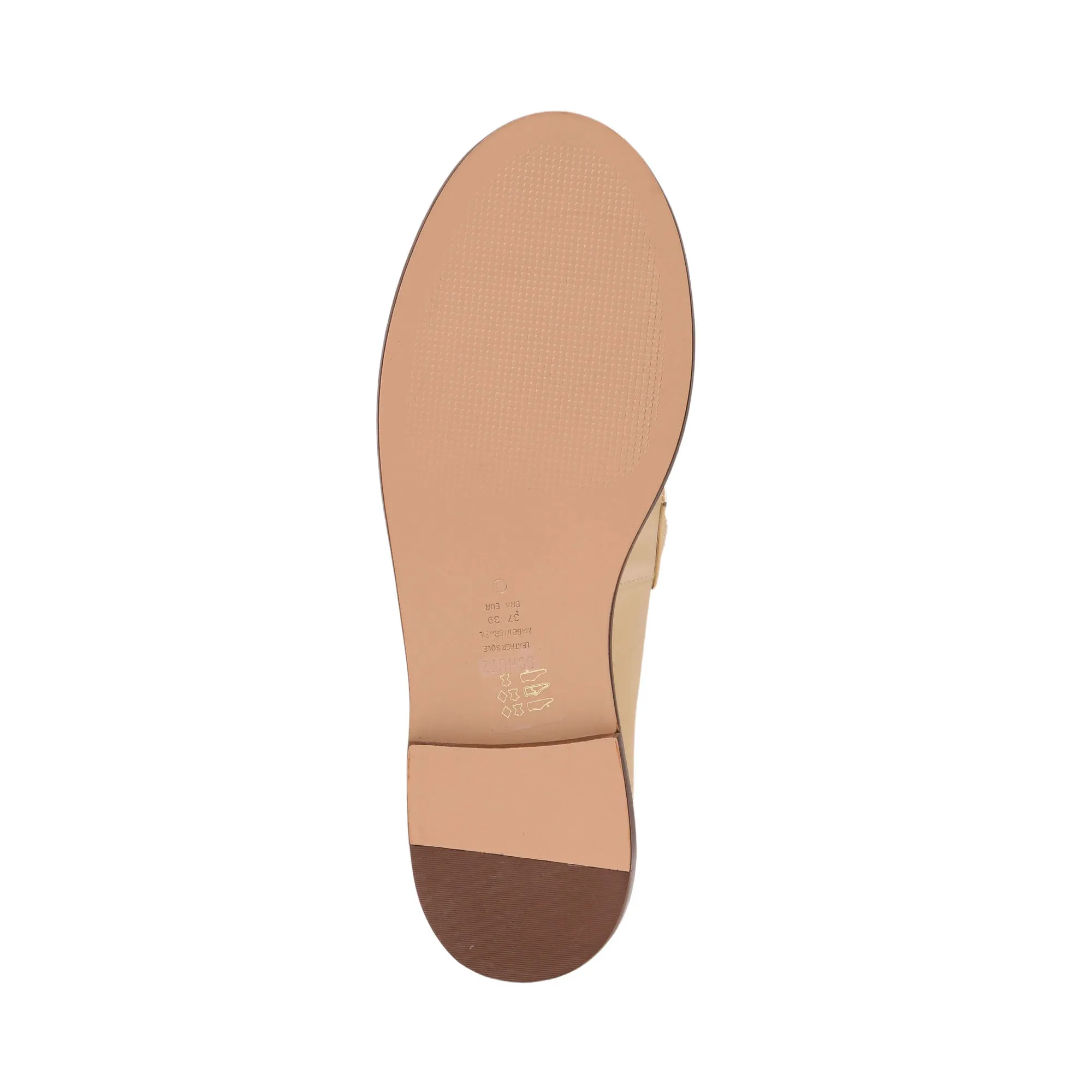 Schutz Women's Egg Shell Moccasin