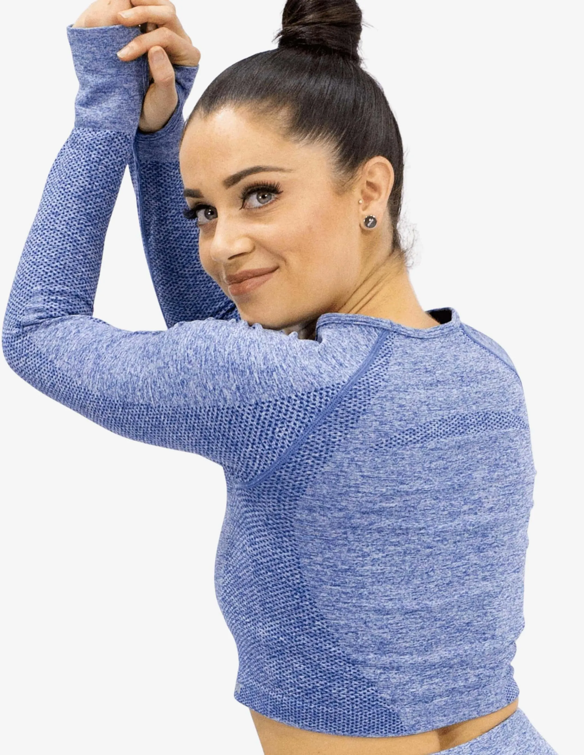 Seamless Luxury Crop Blue