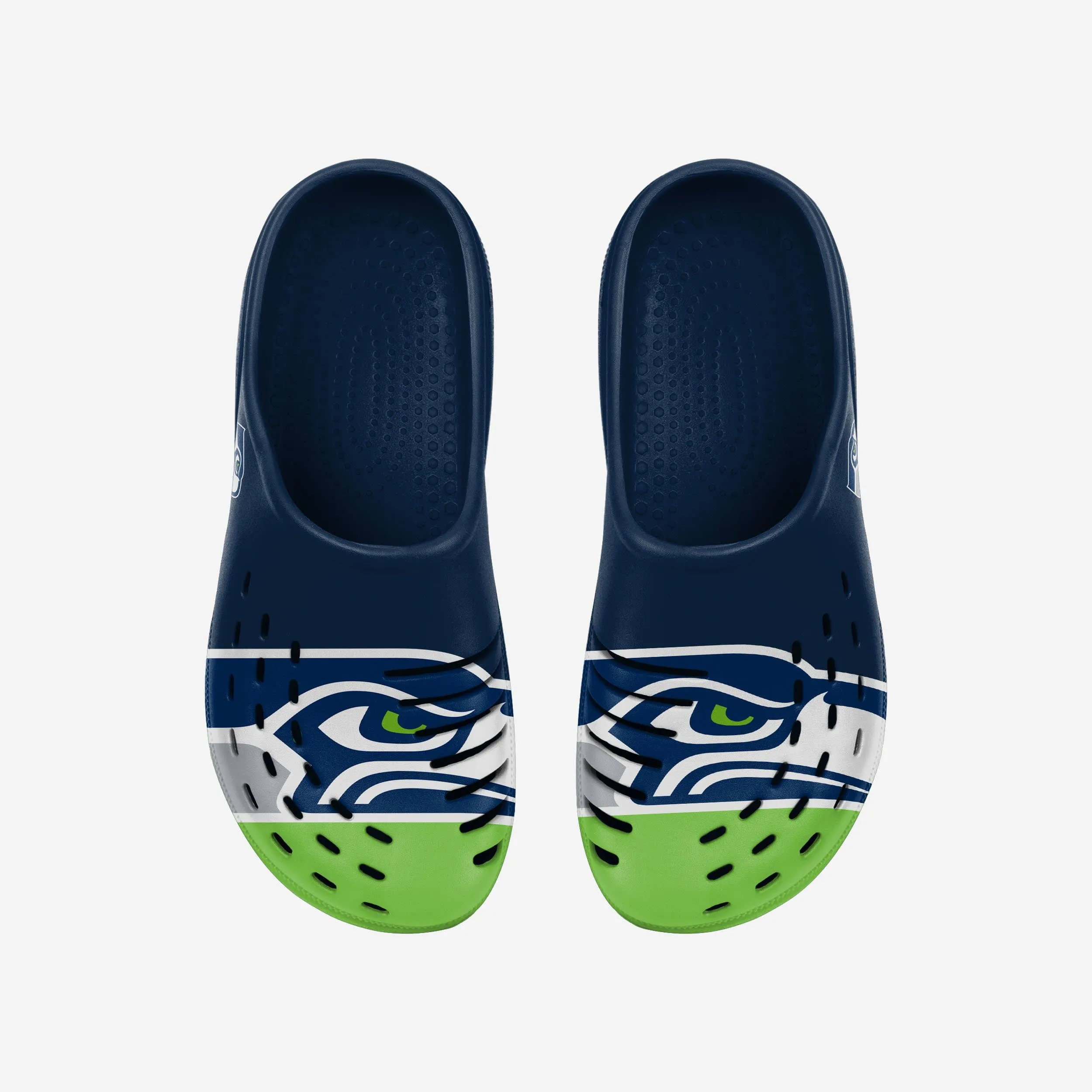 Seattle Seahawks Colorblock Big Logo Clog