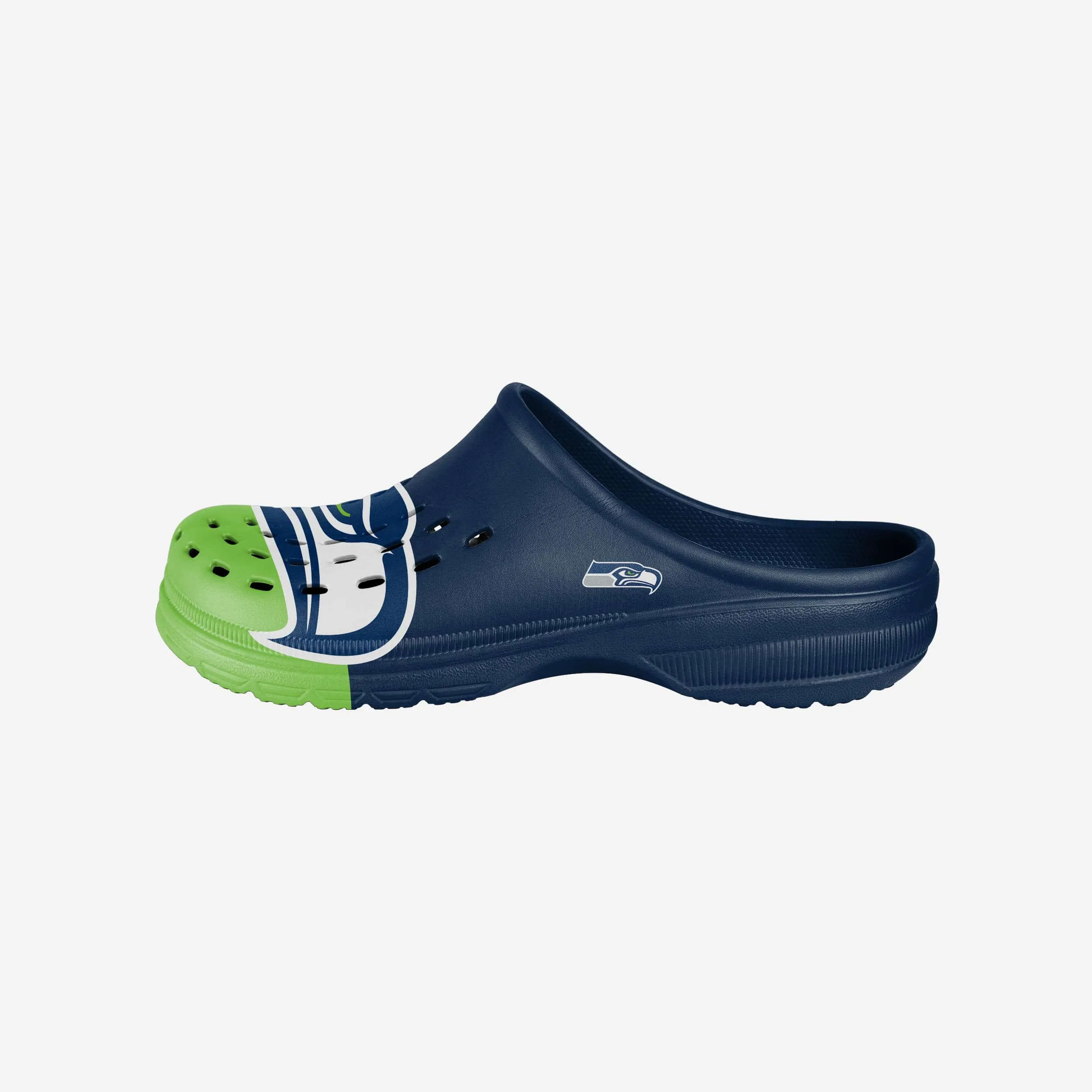 Seattle Seahawks Colorblock Big Logo Clog