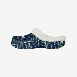 Seattle Seahawks Womens Sherpa Lined Logo Love Clog