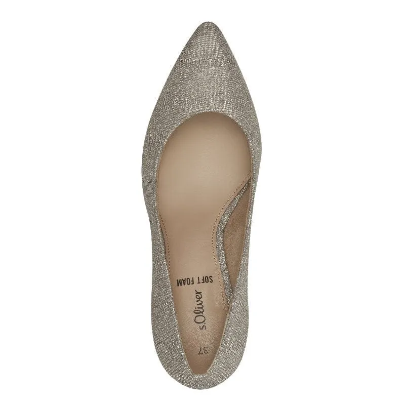 S.Oliver Womens Beige Court Shoe 5-22411-42
