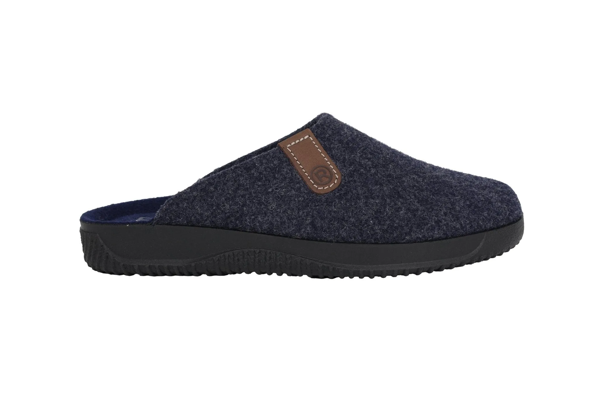 'Soltau-H' men's wide fit (H) homeslipper - Blue